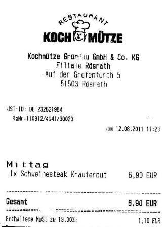 mhab Hffner Kochmtze Restaurant